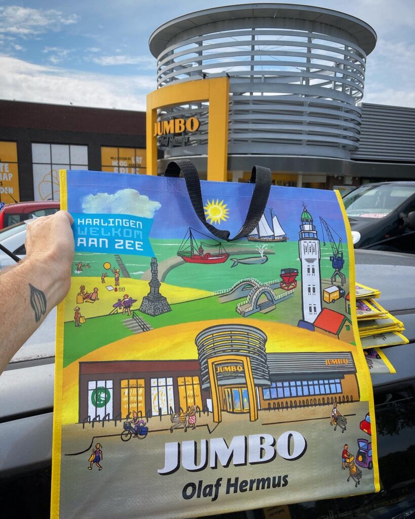 Laurens Bontes illustratie Jumbo tas